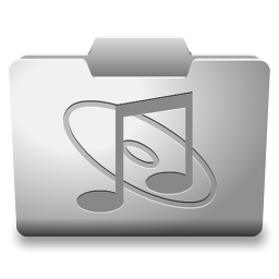 White Music Icon 256x256 png